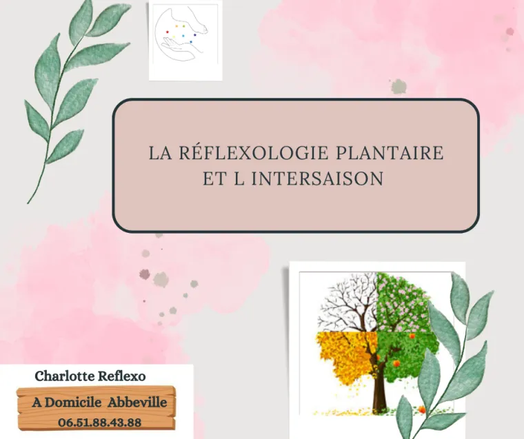 intersaison et la reflexologie , Abbeville, Charlotte Réflexo